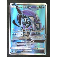 Pokemon Card ภาษาอังกฤษ Tapu Fini GX Card 133/147 คาปู เรฮิเร Pokemon Card Gold Flash Light (Glossy)