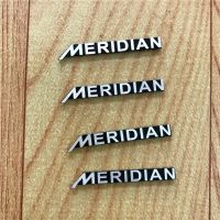 50X MERIDIAN Speaker aluminum sticker car styling For porsche cayenne Macan Fit Land rover Range Rover Evoque For Mercedes-Ben