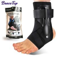 BraceTop Ankle Brace for Sprained Ankle, Ankle Support Brace with Side Stabilizers,Ankle Splint Stabilizer Volleyball,Basketball