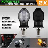 Mini 12V Flasher Turn Signals Motorcycle LED Lights Amber For Piaggio Mp3 Accessories Honda Force 750 Ducati Streetfighter 848