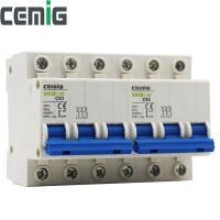 Cemig 3P Dual Power Manual Transfer Switch Circuit Breaker MCB 400V~ 50Hz 63A DZ47-63 Electrical Circuitry Parts