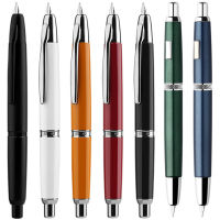 MAJOHN A1 Press Metal Fountain Pen Retractable Extra Fine Nib 0.4mm WIth ClipNo Clip Ink Pen Office School Writing Gift Pen