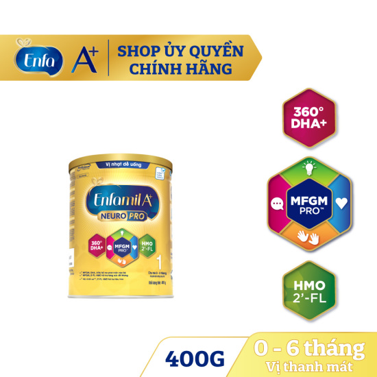 Sữa bột enfamil a+ neuropro 1 vị thanh mát với dưỡng chất dha & mfgm lon - ảnh sản phẩm 1