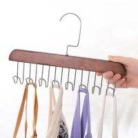 MUJI High-end sling hanger wooden multifunctional ins underwear vest tie storage home student dormitory hook clothes hanger