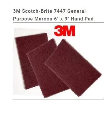 3M 7447 Scotch Brite Hand Pad 6 x 9 | Lazada