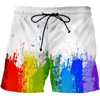 Painting art printing Mens Swimwear Swim Shorts Trunks Beach Board Pants