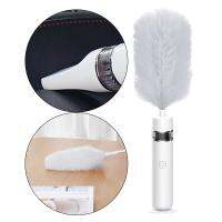 Electric Feather Duster Cleaning Tool Extendable Attachment Rotary for Cars