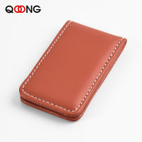 Custom Lettering Fashion Money Clip Wallet With Strong Magnet For Men Women Leather Pocket Clamp Credit Card Cash Case Holder