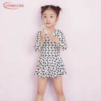 IP Childrens Swimsuit Girls One-Piece Dress Cute Princess Baby Swimsuit