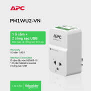 Ổ cắm chống xung sét APC by Schneider Electric PM1WU2-VN