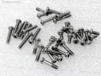 ☃❁ Custom Titanium screw M2x4 M2x8 M2x10 Button head T6 Driver Ti GR2 10 pcs QCTI Screw