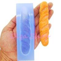 GYL634 100.8mm x 21.8mm x 15.8mm 3D French Baguette Silicone Mold Fondant Cake Decoration Chocolate Resin Clay Aromatherapy Soap Bread Cake  Cookie Ac