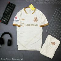 ❧☬♂ Football Suit Al Nassr Club Soccer Kit 3Rd Model Lemon Yellow - Standard Thai Fabric Competition