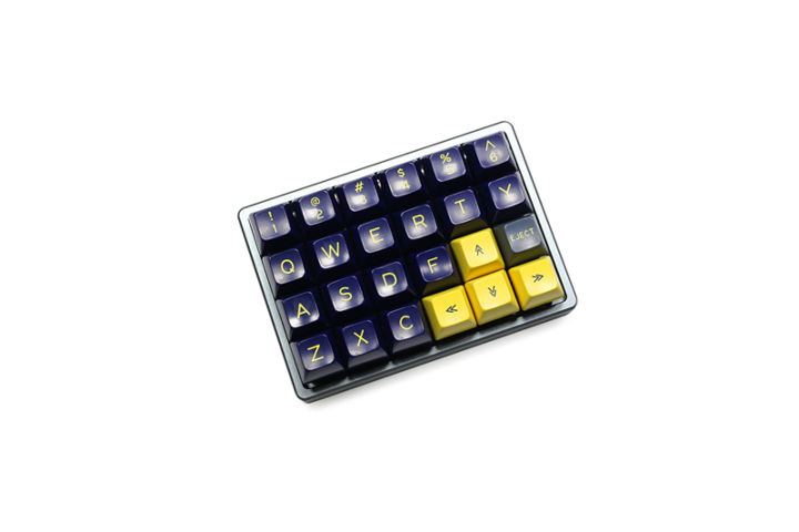 anodized-aluminium-case-for-cospad-xd24-custom-keyboard-dual-purpose-case-with-cnc-aluminum-cone-feet