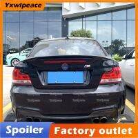 For BMW 1 Series E82 1M Coupe Spoiler 2007-2013 High Quality ABS Material Unpainted Color Rear Trunk Lip Spoiler Car Accessories