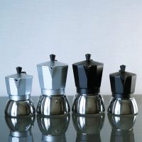 (ฐานสเตนเลส) หม้อต้มกาแฟสดมอคค่าพอท (MOKA POT) อลูมิเนียม 4 ถ้วย (200 ml) , 6 ถ้วย  (300 ml) By สุวภัทร SWP Shop