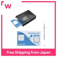 ELECOM IC cleaning card card cleaner contact type cleaner cleaning liquid cleaning cloth set [ETC / B-CAS card / IC card / credit card payment terminal compatible] wet CK-CR2