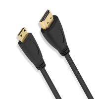 【cw】 0.3m 0.5m 1m 1.5m 2m 3m 5m 1.4v/2.0v High Quality MINIHDMI Cable Lead C to A Gold plated 3D HDTV