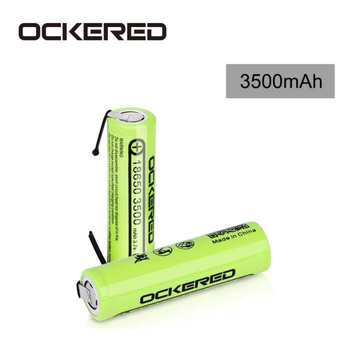 support-cod-oc02018650-3-7-v-3500mah-diy-แพ็ค18650แบตเตอรี่ลิเธียมชาร์จไฟได้แผ่นนิกเกิลเปลี่ยน