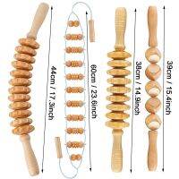 ชุดรักษาด้วยไม้แท่งลูกกลิ้งสำหรับนวดโค้งชุดอุปกรณ์การนวด Maderoterapia สำหรับกระชับรูปร่างป้องกันเซลลูไลท์คลายกล้ามเนื้อ