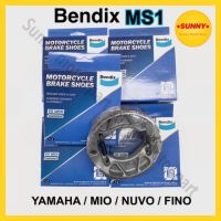 ผ้าเบรกหลัง BENDIX (MS1) แท้ สำหรับรถมอเตอร์ไซค์ YAMAHA / MIO / NUVO / FINO