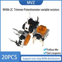 20pcs WH06-2C 100 200 500 1K 2K 5K 10K 20K 50K 100K 200K 500K 1M ohm Trimmer Potentiometer variable resistors WH06