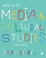 หนังสืออังกฤษ How to Do Media and Cultural Studies (3RD) [Paperback]