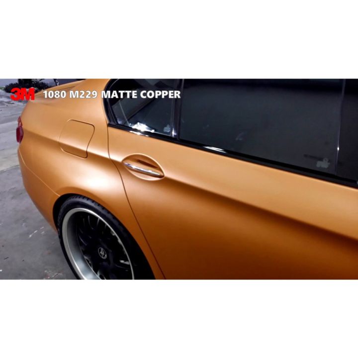 3m-1080-m229-matte-copper-สติกเกอร์ฟิล์มไวนิล-สําหรับติดตกแต่งรถยนต์-จักรยาน-โทรศัพท์-diy-jo