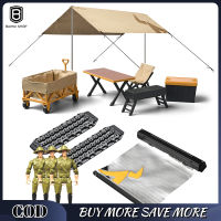 MN-85K Simulation Camping Ornaments Side Awning Camping Tent Sand Ladder Table Chair Decoration Compatible For 1/12 RC Car MN D90 MN98 MN99S MN86 MN128 MN78