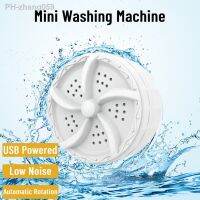 Mini Washing Machine Automatic Low Noise USB Rotating Turbine for Socks Underwear for Home Travel Business Trip Accessories