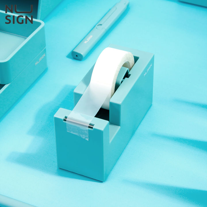 nusign-แท่นตัดเทป-แท่นเทปใส-แท่นตัดเทปใส-แกนเล็ก-1-นิ้ว-4สี-เครื่องเขียน-tape-dispenser