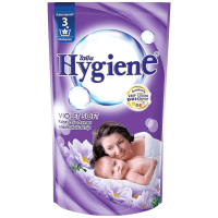 LeeMart น้ำยาปรับผ้านุ่ม ไฮยีน Hygiene 600ML ปรับนุ่ม ฮายยีน อ่อนโยน สีม่วง ขนาด 600 มล.