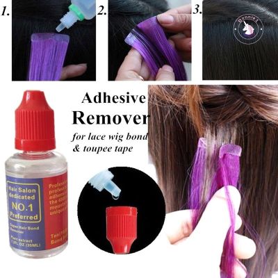 1 Pcs Hair Extension Glue Remover Wigs Glue Adhesive Remover for Lace Wig Release Tape