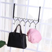 【YF】 Hook Behind The Door Creative Bathroom Living Room Kitchen Back Nail-free Coat Bedroom Perforated Hanger