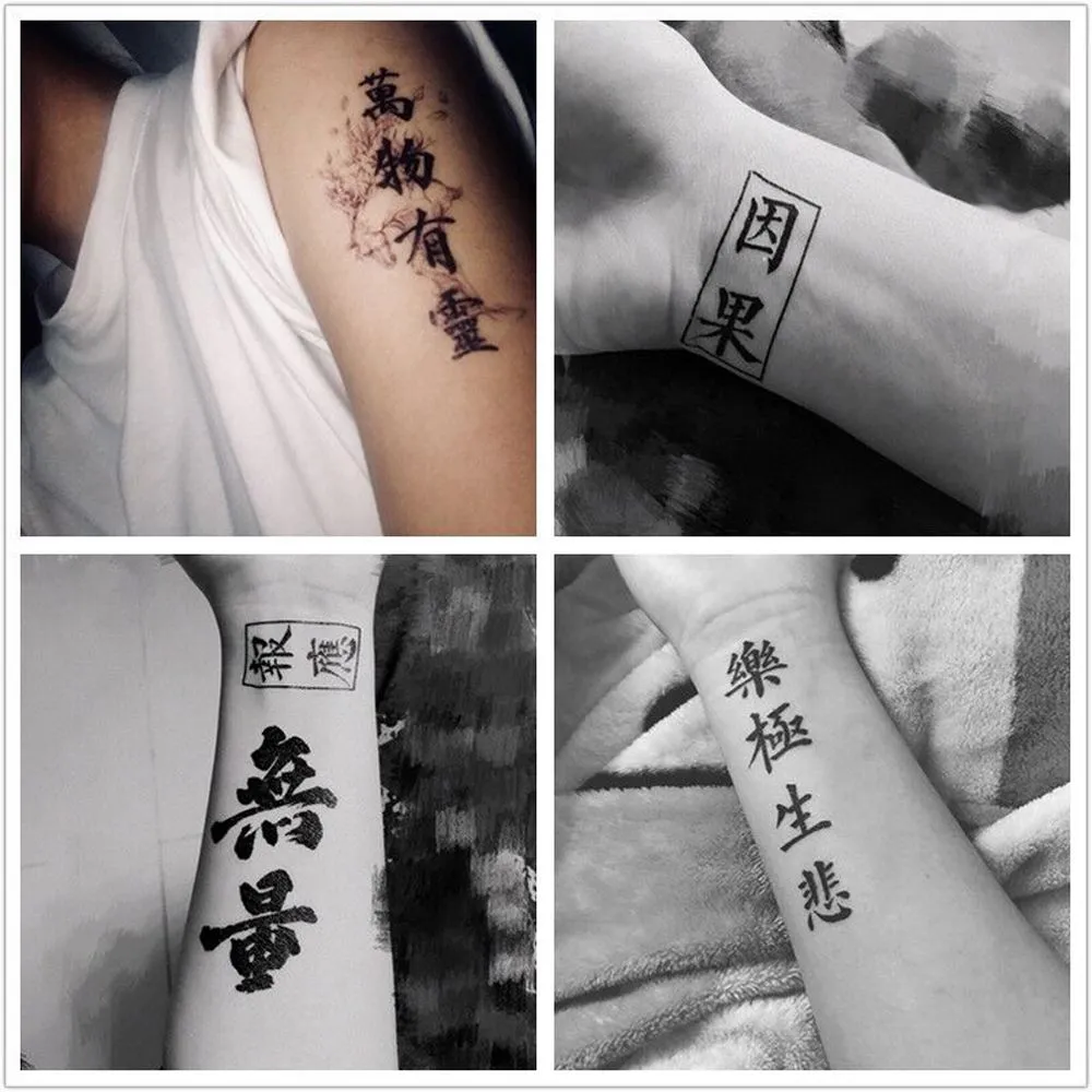 HENRYCC Trung Quốc Dùng một lần Ink tatouage Temporaire Cho Cơ Thể ...
