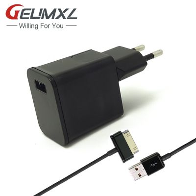 5V 2A EU Plug Travel Wall Charger + 30pin USB Cable For Samsung Galaxy Tab 2 3 7.0 8.9 10.1 Note 2 Tablet P1000 Wall Chargers
