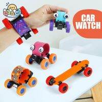 Childrens toy stunt car boys watch car is resistant to falling and rolling back off-road vehicle