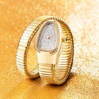 【HOT】 MISSFOX New Snake Woman Gold Watches Relogio Feminino