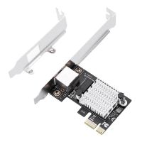 IOCREST 2.5G Gigabit Network Adapter with 1 Port 2500Mbps PCIe 2.5G Ethernet Card RJ45 LAN Controller Card RTL8125B Chip