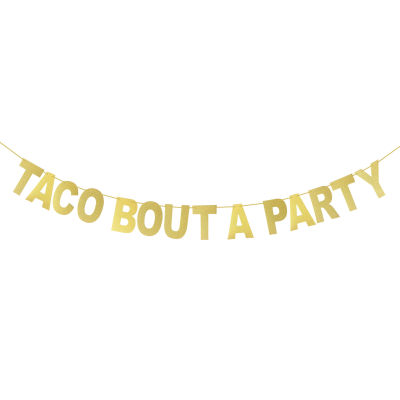 [In stock]Taco Bout A Party Lahua แป้งฝุ่น Cactus Party Lahua Summer Birthday Party Lahua ดึงธง