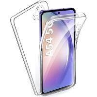 360 Full Protection Silicone Clear Case For Samsung Galaxy A54 5G A24 4G A34 5G A14 4G A04 A04S A50 Transparent Shockproof Cover