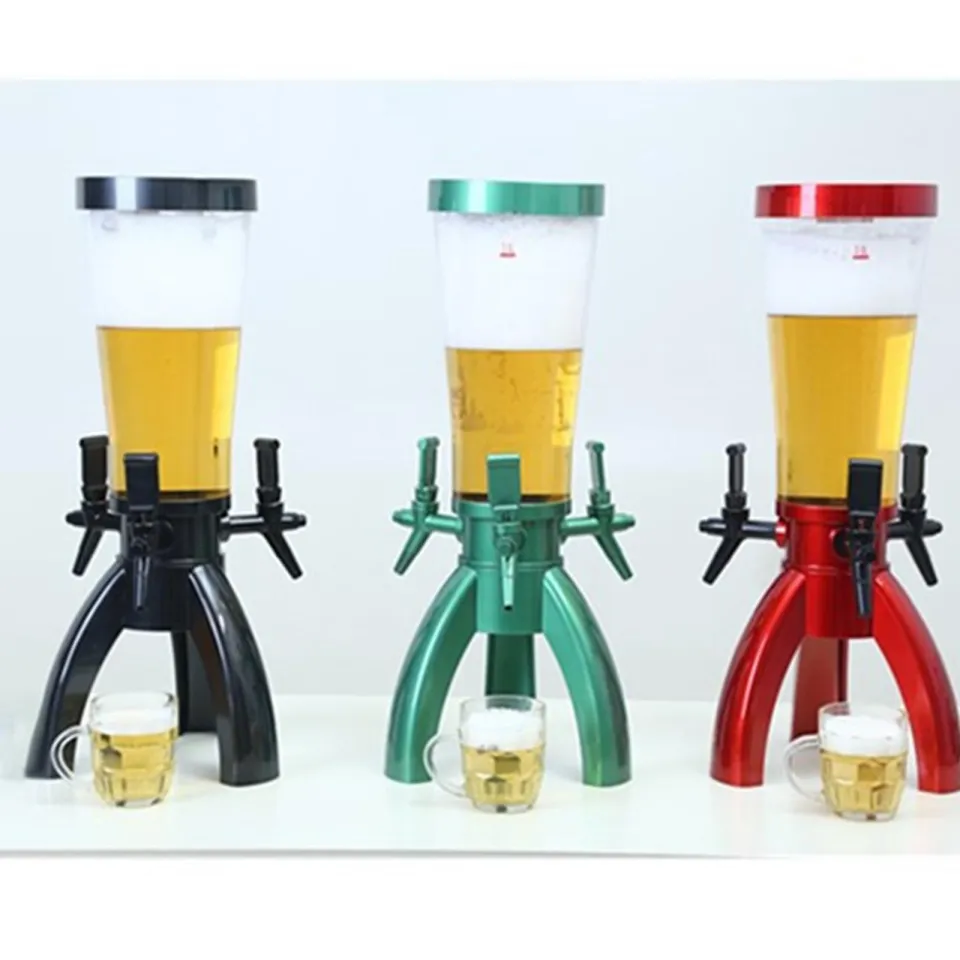 Mimosa Tower, 3L/100oz Mimosa Tower Dispenser with Ice Tube and