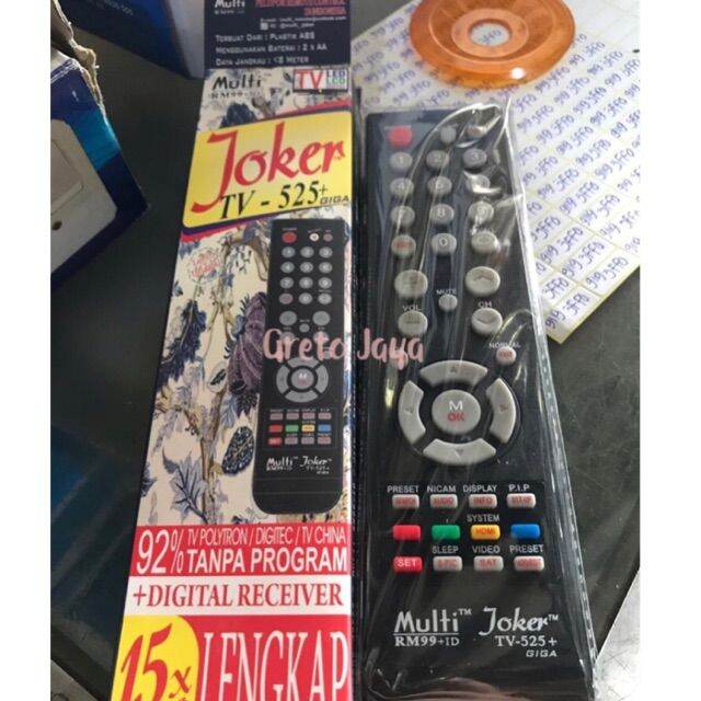 ( TV UNIVERSAL ) Remote TV LCD LED UHD PLASMA Multi JOKER / Remote