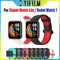 卍♛✌ สายยางสำหรับ Xiaomi Mi Watch Lite Watchband เข็มขัดนาฬิกาทนทานสำหรับ Redmi Watch สายรัดข้อมือซิลิโคนระบายอากาศได้