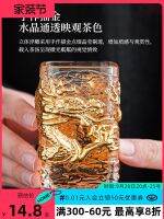 ❀❀ Glazed tea cup golden auspicious dragon heat-resistant glass master single personalized creative high-end