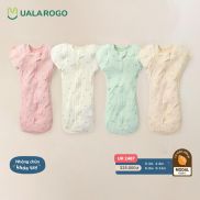 Nhộng chũn cho bé Ualarogo 0-12 tháng khóa 2 chiều sợi Modal thoáng mát