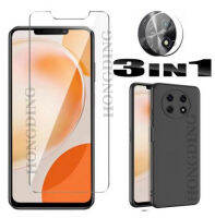 เคสแบบ3-In-1 + กระจกเทมเปอร์กล้องสำหรับ Huawei Nova Y91 2.5D กระจกสำหรับ Huawei Nova Y91 STG-LX1เลนส์แก้ว STG-LX2