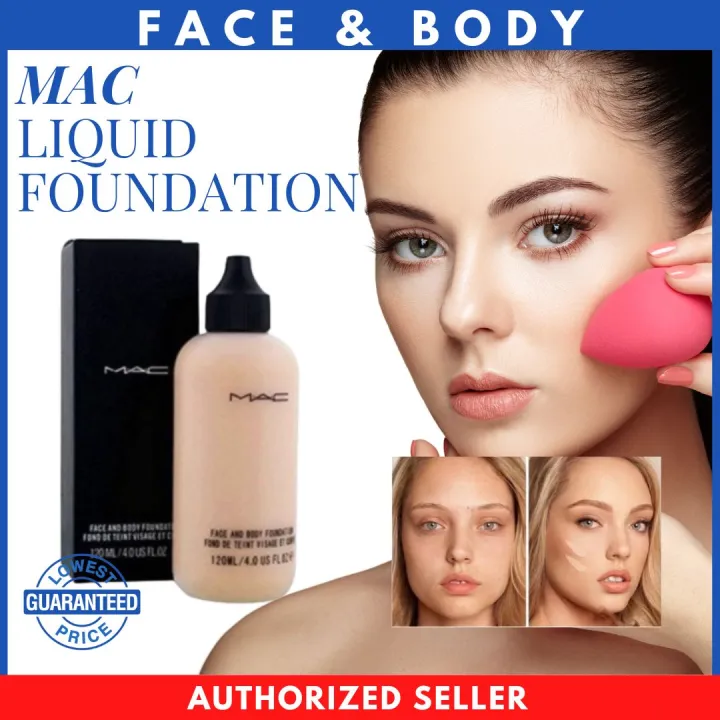 ⭐ Original MAC Studio Face and Body Foundation 120ml Full Coverage Matte  Finish Glossy Finish Concealer