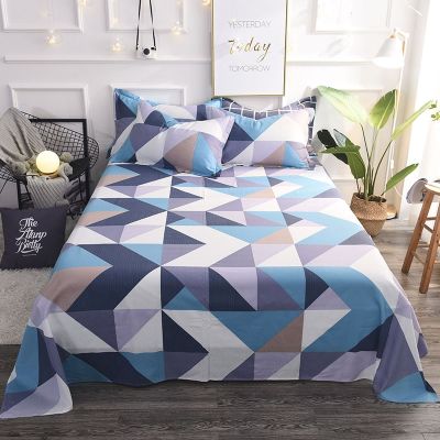 Colorful twin flat sheets king size pretty geometric plaid bed sheets queen size bed lines multicolor grids bedsheet /L