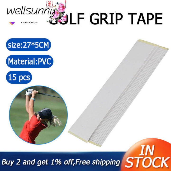 Wellsunny Golf Grip Tape Solvent Activated Double Sided Adhesive Strips for Regripping Golf